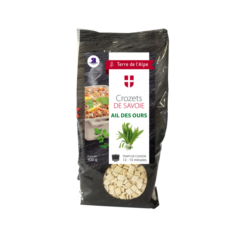 Crozets à l'ail des ours Le paquet de 400g TERRE DE L'ALPE